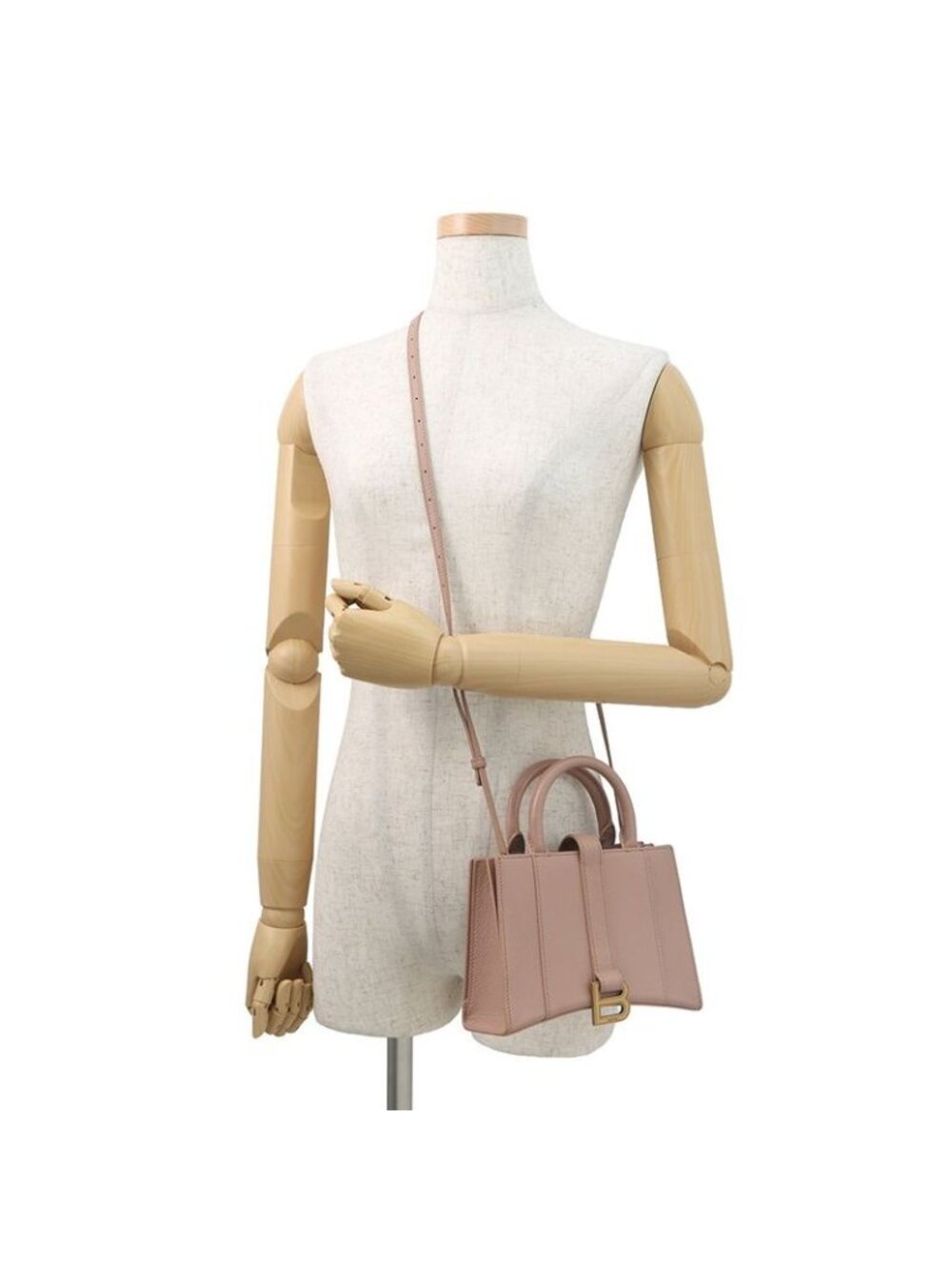 ★SOLD★ Balenciaga Our Glass Leather 2-Way Shoulder Bag Pink Beige - Picture 5 of 10